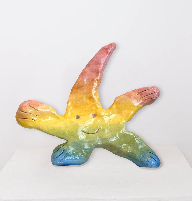 starry the starfish sculpture.