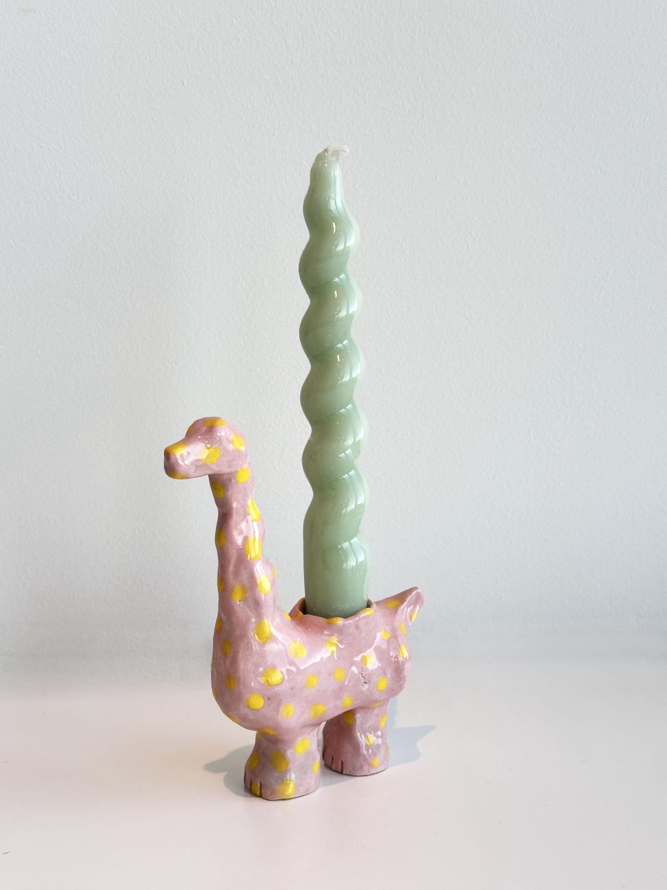 Pink & yellow Polkador.