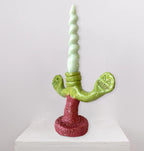 casala clay monster sculpture.