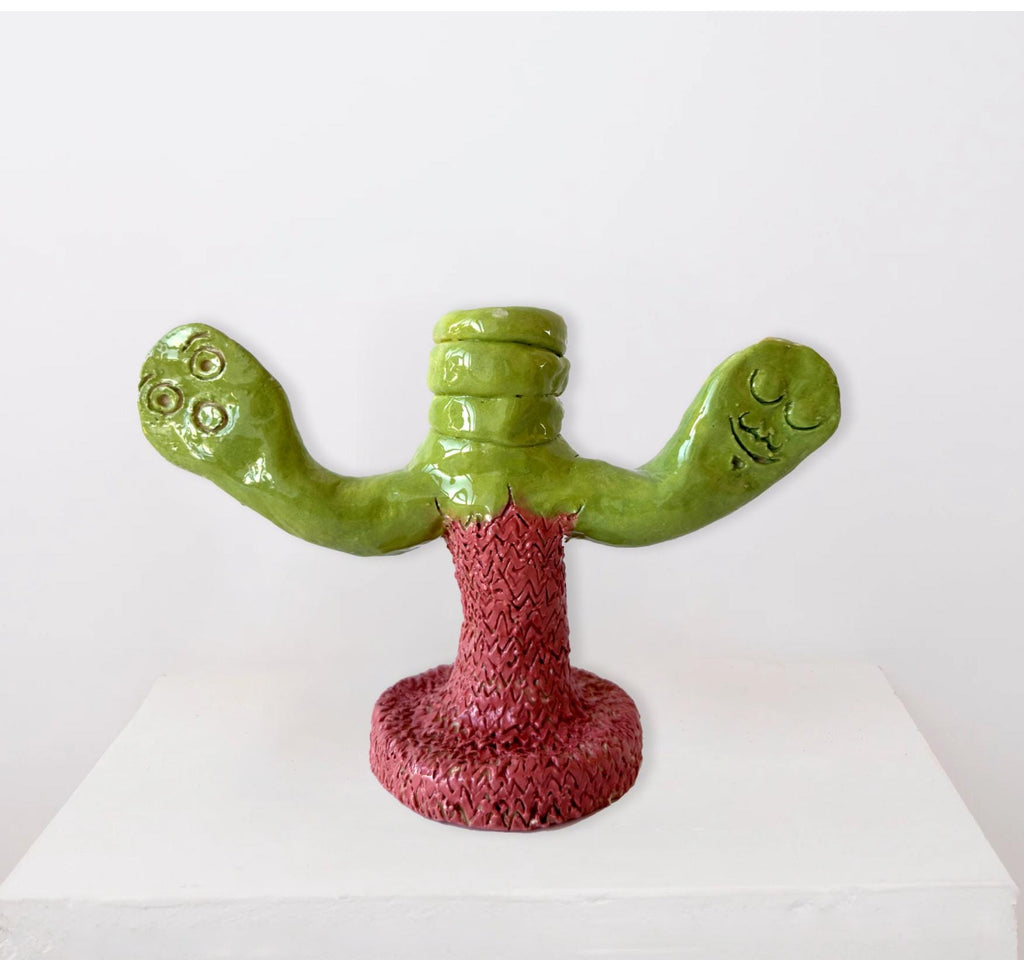 casala clay monster sculpture.