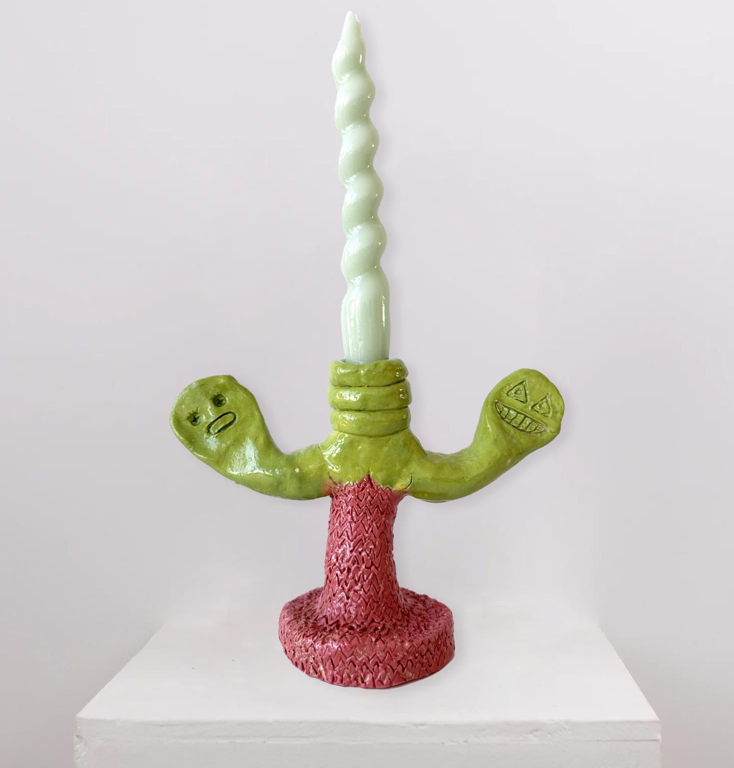 casala clay monster sculpture.